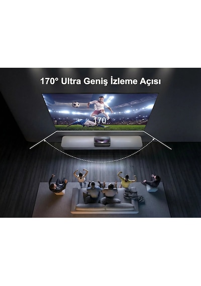 Proscreen Pro Serisi 221x124 Cm Alr Fixed Frame Perde