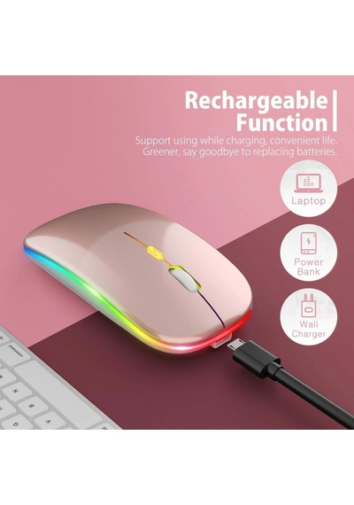 Blackbird Game Center BWM6 Rgb Şarjlı Kablosuz Mouse