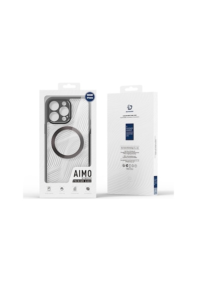 Dux Ducis Apple Uyumlu iPhone 14 Pro Aimo Series Magsafe Premium Buzlu Kılıf