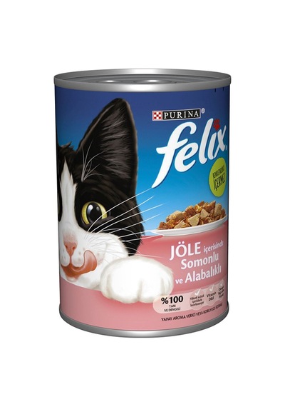 Somonlu Ve Alabalıklı Konserve Yetişkin Yaş Kedi Maması 400 Gr