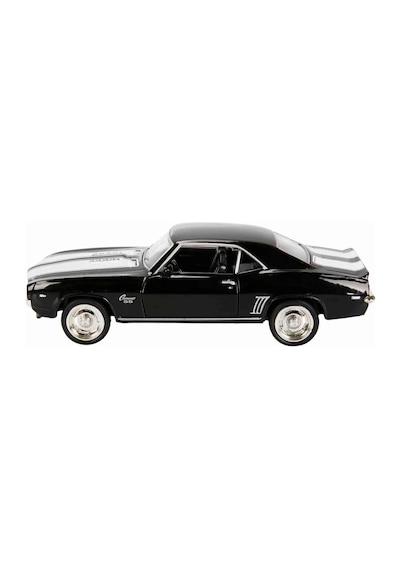 1:32 Rmz City Alman Klasikleri Serisi Die Cast Çek Bırak Model Araba - Siyah 1969 Chevrolet Camaro