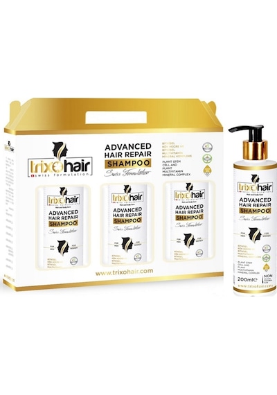 Trixohair Kadınlar için Saç Dökülmesine Karşı Saç Bakım Şampuanı 3 x 200 ML