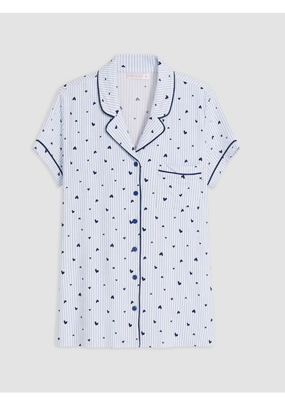 Lcw Dream Ekru Puantiyeli Kadın Pijama Takım