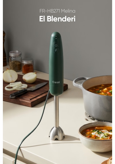 Fressi FR-HB271 1500 W Paslanmaz Çelik Bıçaklı Turbo El Blender