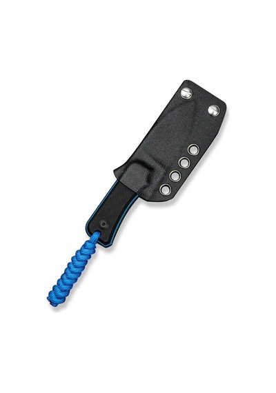 Civivi Baby Banter Fixed Blade Knife Black & Blue G10 Handle Kamp Bıçak Siyah