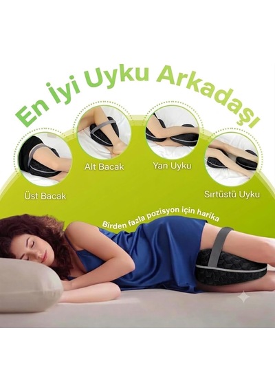 Visco Yastık Ortopedik Bacak Arası Yastığı Destekli Ortopedik Visco Yastık Kalp Model Genel