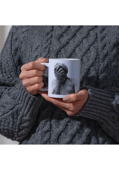 Baskılı Kupa Bardak Fotoğraflı & Tasarımlı Seramik Kahve Kupası 28 Beyaz