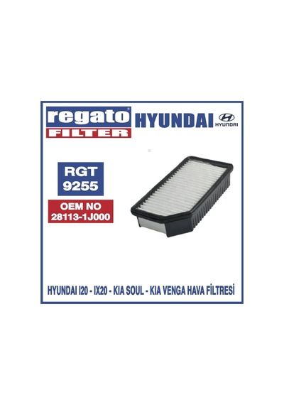 Regato Hyundai İ20-ix20,kia Soul-venga Hava Filtresi