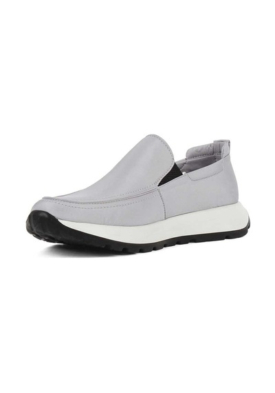 Erkek Gri Kalın Tabanlı Sneaker
