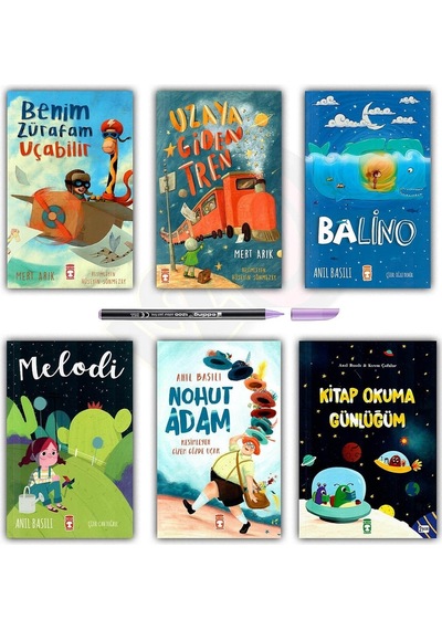 Timaş Çocuk Uzaya Giden Tren - Benim Zürafam Uçabilir - Balino - Melodi - Nohut Adam - Kitap Okuma- Mert Arık