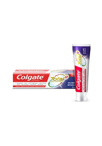 Colgate Total Gelişmiş Beyazlık Diş Macunu 50 ML