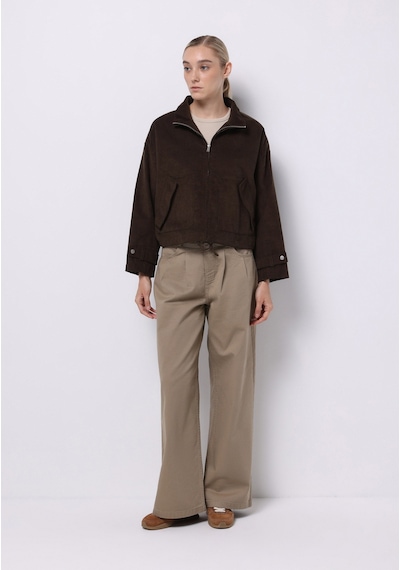 Colins Regular Fit Kadın Kahverengi Ceket Cl1076442 Q1.v1 Dbr Koyu Kahve