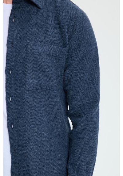 Tudors Erkek Slim Fit Dar Kesim Armürlü Oduncu Cepli Spor Yaka İndigo Gömlek-41860 İndigo Tudors Erkek Slim Fit Dar Kesim Armürlü Oduncu Cepli Spor Yaka İndigo Gömlek-41860 İndigo