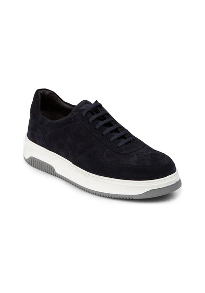 Deery Hakiki Süet Lacivert Erkek Sneaker Ayakkabı - 01965Mlcve03 Lacivert