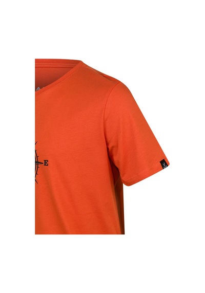 2as Alex Baskılı Erkek Sıfır Yaka T-shirt TURUNCU