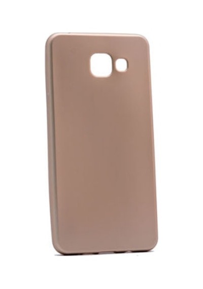 Samsung Galaxy Uyumlu A7 2016 Kılıf Esnek Yapılı İnce Slim Silikon Kapak Ryc/premier Gold