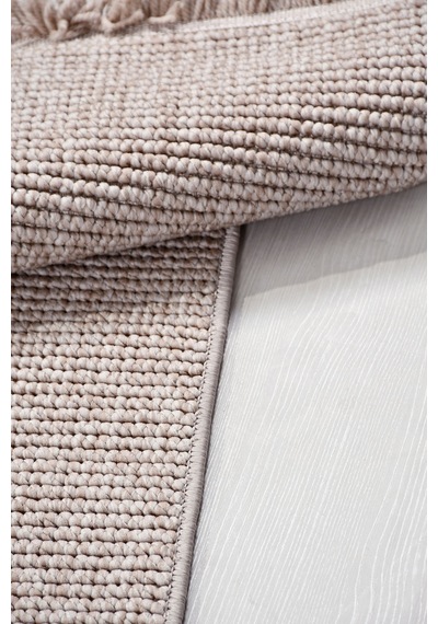 Ecolle Modern Halı Dayanıklı, Yumuşak Dokulu, Dokuma Taban, Tozumaz Bej