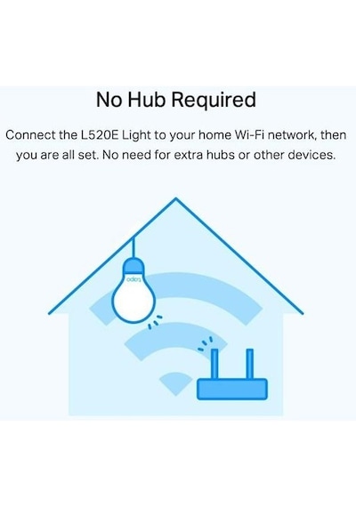 Tapo L520E Tapo Akıllı Wi-Fi Ampul, Gün Işığı ve Işık Şiddeti Ayarlanabilir