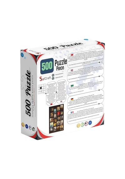 500 Parça Puzzle Şehirde Bir Akşam İnsanların Dünyaları