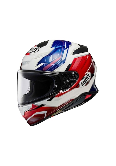 Shoei Nxr 2 Capriccio Kapalı Motosiklet Kaskı Beyaz - Kırmızı - Mavi