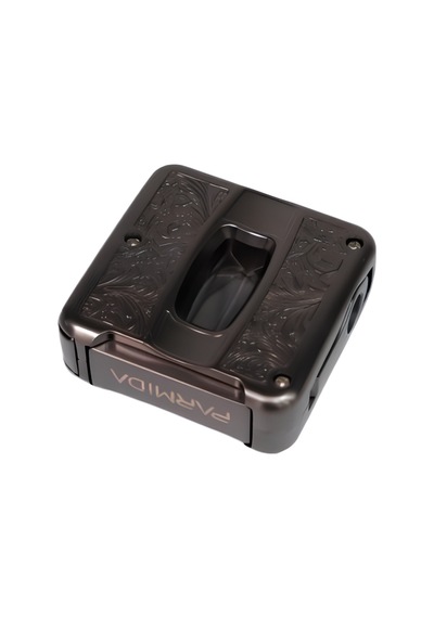 Parmida Gunmetal İşlemeli V-cut Puro Makası Kesici