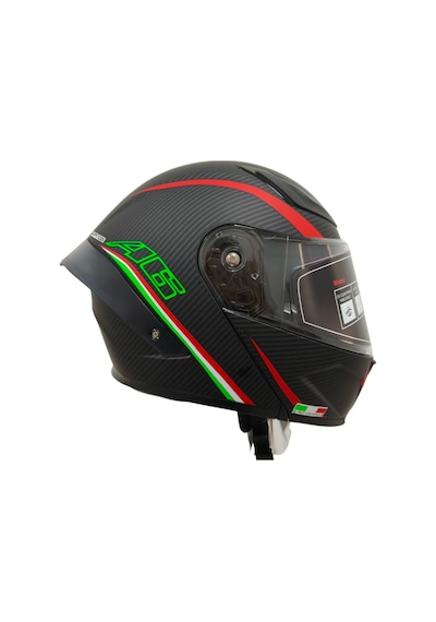Ws-210 Güneş Vizörlü Çene Açılır Kask 46 Şeffaf Vizörlü İtaly Dizany Siyah