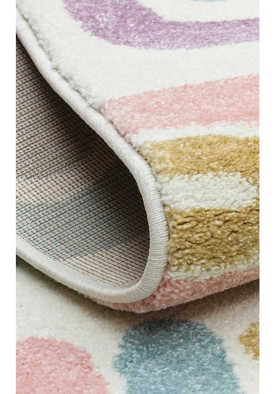 Eko Kids Kds 20 Pastel Hav Toz Vermez Çocuk Halısı Çok Renkli