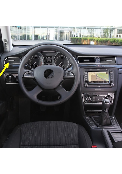 Skoda Superb 2 2014-2015 Ön Konsol Sol Klima Izgarası 3t0819701