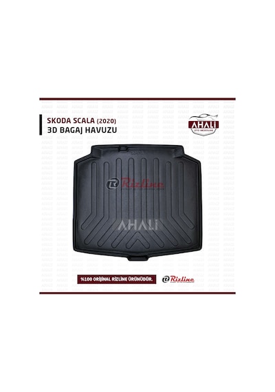 Rizline Skoda Scala 3D Bagaj Havuzu+Araç Kokusu