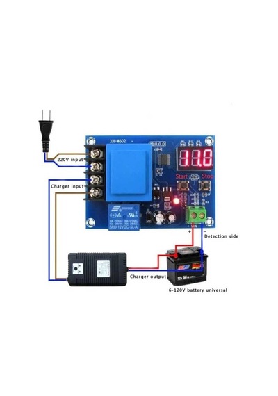 Xh-M602 Lityum Pil - Akü Şarj Kontrol Devresi - 3.7V - 120V