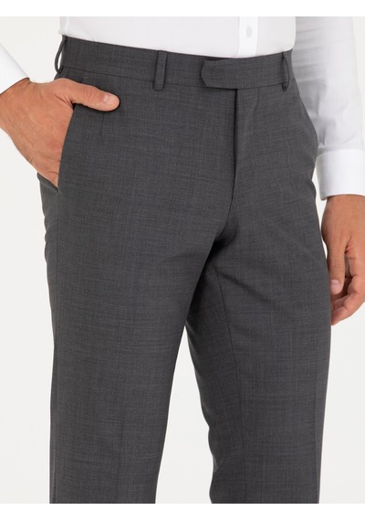 Cacharel Füme Slim Fit Kumaş Pantolon Gri