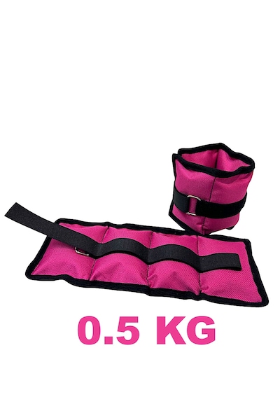 Me&ra Sport 0.5 Kg X 2 Adet El Ayak Bilek Ağırlık Seti Kum Ağırlık Torbası Pembe
