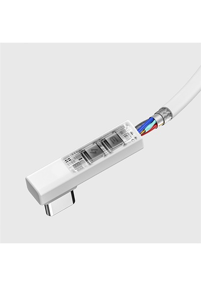 Sharge L Tipi Usb-c Kablo: Dayanıklı Ve Ergonomik Şarj - Siyah
