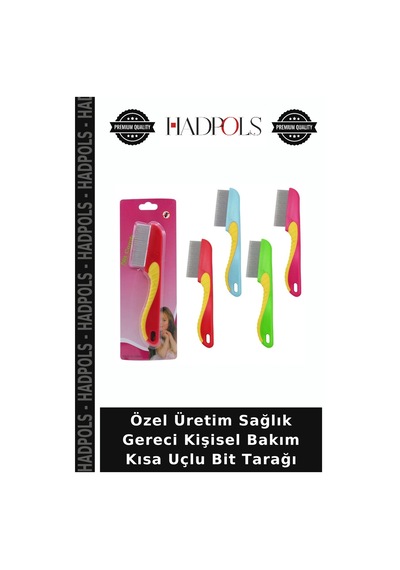 Özel Üretim Sağlık Gereci Kişisel Bakım Kısa Uçlu Bit Tarağı