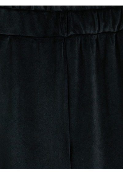 Lcw Dream Siyah Beli Lastikli Kadın Kadife Pijama Altı