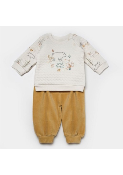 Bibaby Wild Forest 2'li Bebek Takım 59811 Bej