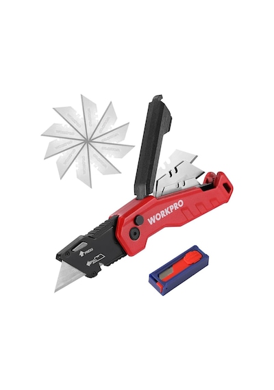 Workpro Wp211026 Katlanır Çok Amaçlı Profesyonel Rötuş Maket Bıç