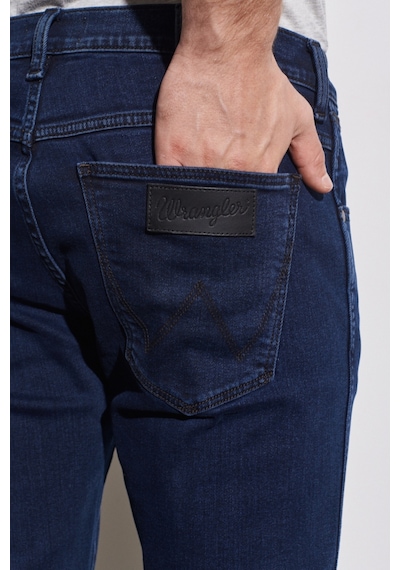 Wrangler Larston Slim Fit Dar Kesim Düşük Bel Esnek Jean Kot Pantolon W18SLR26I Mavi