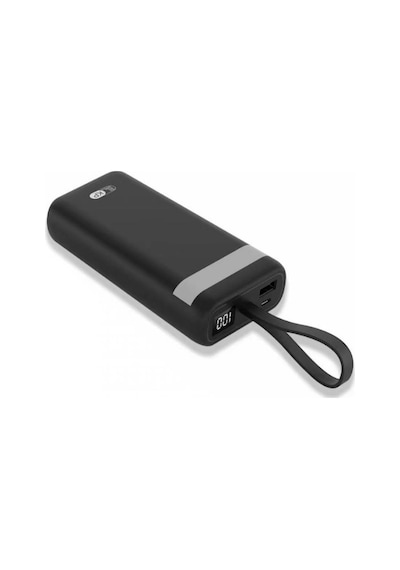 20,000 mAh Kablolu Taşınabilir Kendinden Kablolu Şarj Cihazı Powerbank