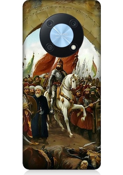 Huawei Nova Y90 Uyumlu Fatih Sultan Mehmet İstanbul Desenli Silikon Kılıf