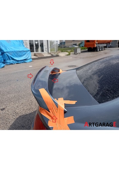 Pejo 407 Boyasız Gtx Modeli Yeni Bagaj Spoileri-fiberglass