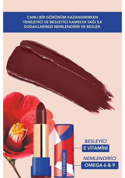 Yves Rocher Ultra Nemlendirici Yoğun Renkli Saten Ruj-09. Bordo-3.8g-79445 09 Bordo