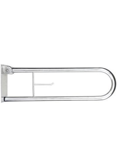 Engelli 32 Mafsallı Wc Kağıtlıklı Tutunma Barı 73X23X11 Cm Krom