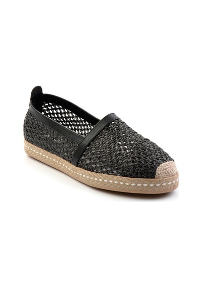 Bambi Siyah Kadın Espadril K01117090316 Siyah