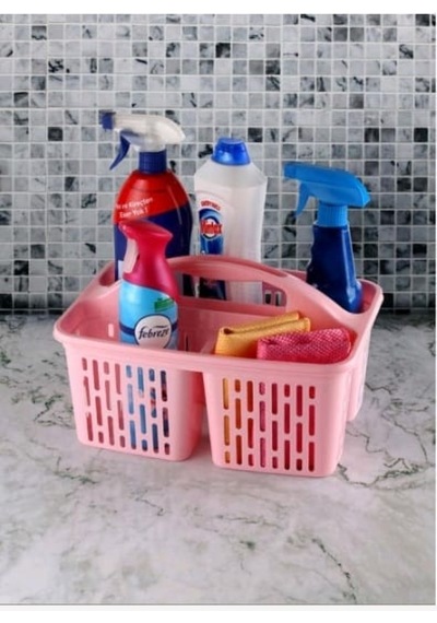Bölme Düzenleyici Sepet Divided Organizer Basket Pembe
