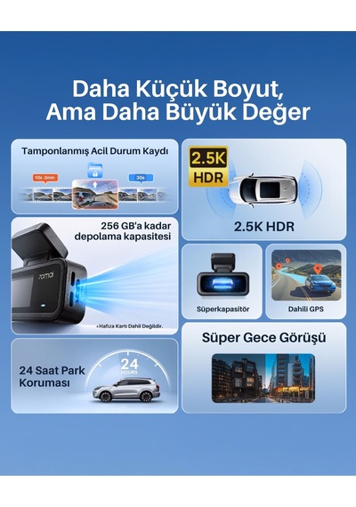 70mai A410 Neo Ön Kamera + Rc21 Arka Kamera
