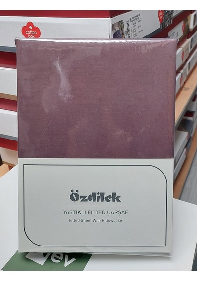 Özdilek Colourist Fitted Lastikli Tek Kişilik Battal Çarşaf Seti 120x200 -mürdüm Mürdüm