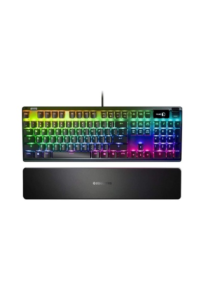 Apex 7 Mekanik Gaming Klavye, Oled Akıllı Ekran, Usb Doğrudan Bağlantı & Medya Kontrolleri, Kırmızı Düğmeler, Diğer