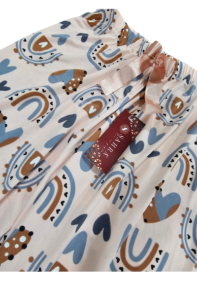 Ela Sahra Pamuklu Milan Pijama Altı Pembe