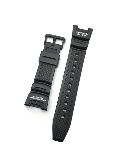 Casio SGW-100 Siyah Renk Orijinal Silikon Saat Kordonu Kayışı